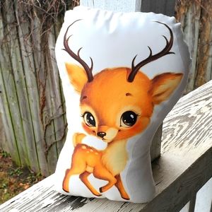 Little Deer Nursery Pillow Pal. New.